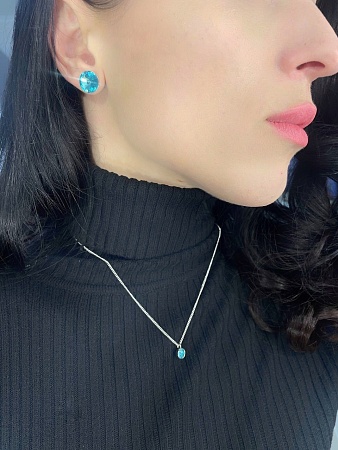 Пуссета 12 мм Light Turquoise